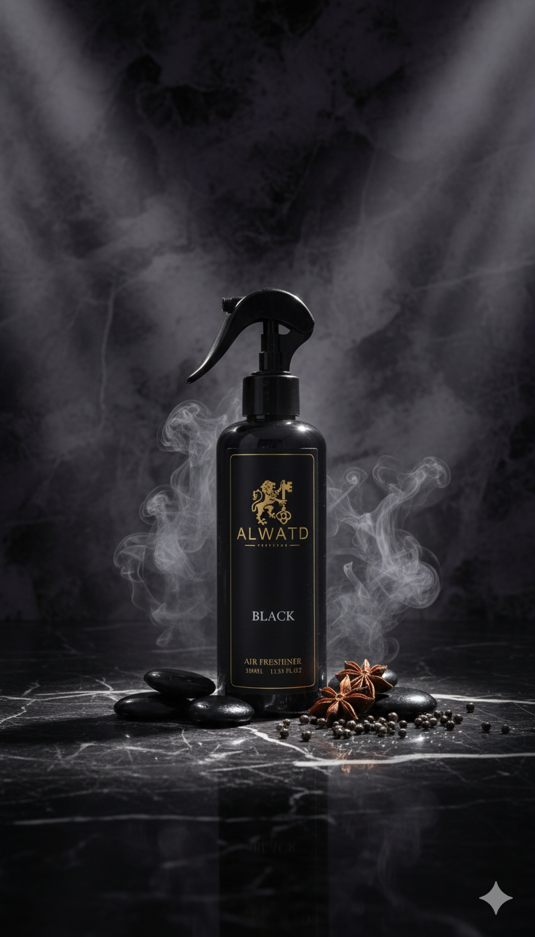 ALWATD Black Air Freshener: The Mark of Modern Elegance