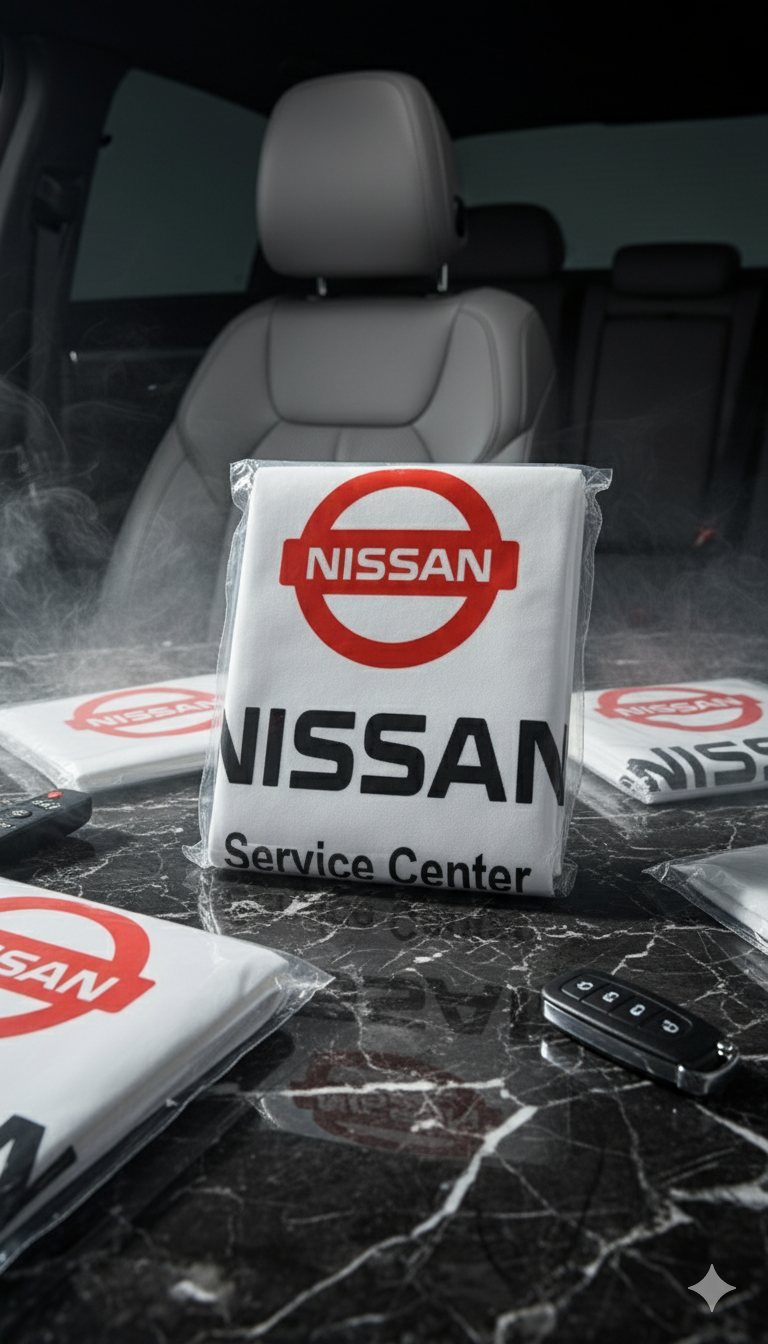 Disposable Plastic Seat Covers for Automotive Service Centers NISSAN