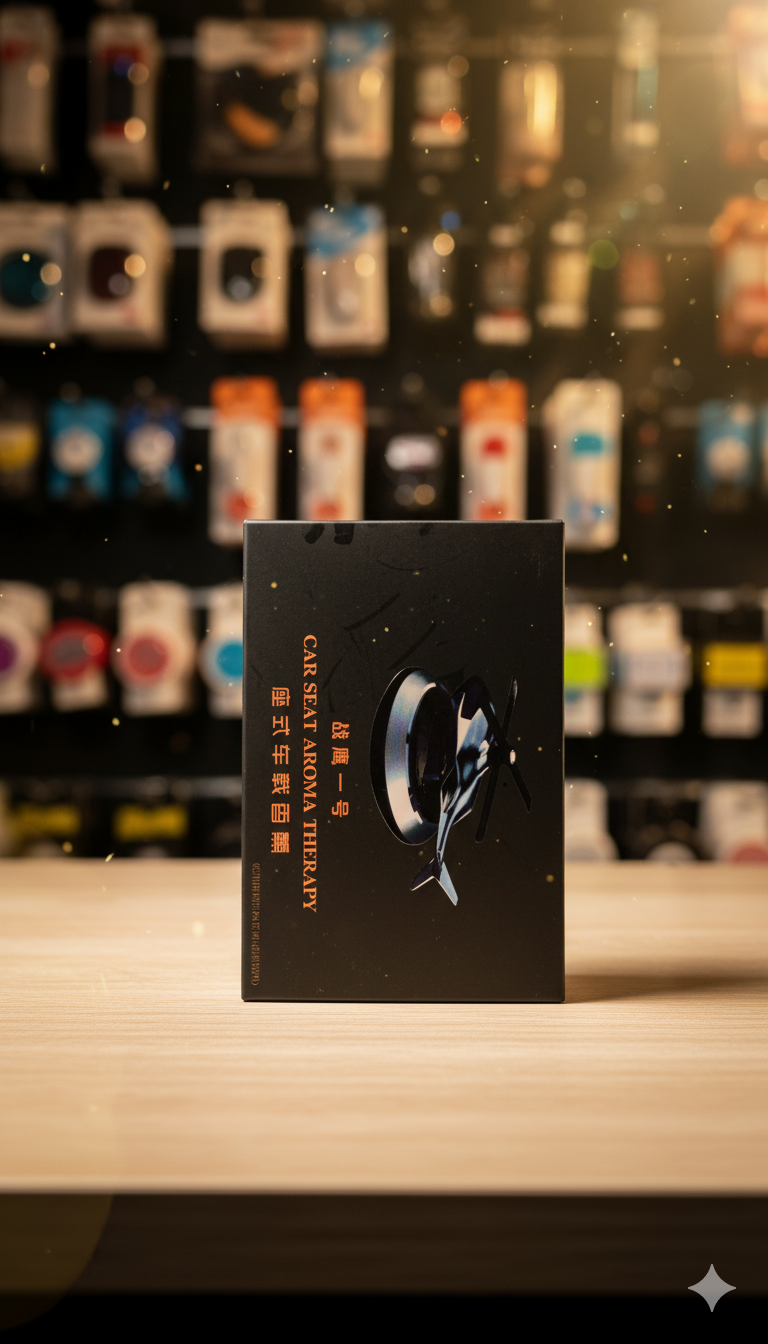 Helicopter-Style Car Seat Aroma Therapy Diffuser | Solar Powered Air Freshener