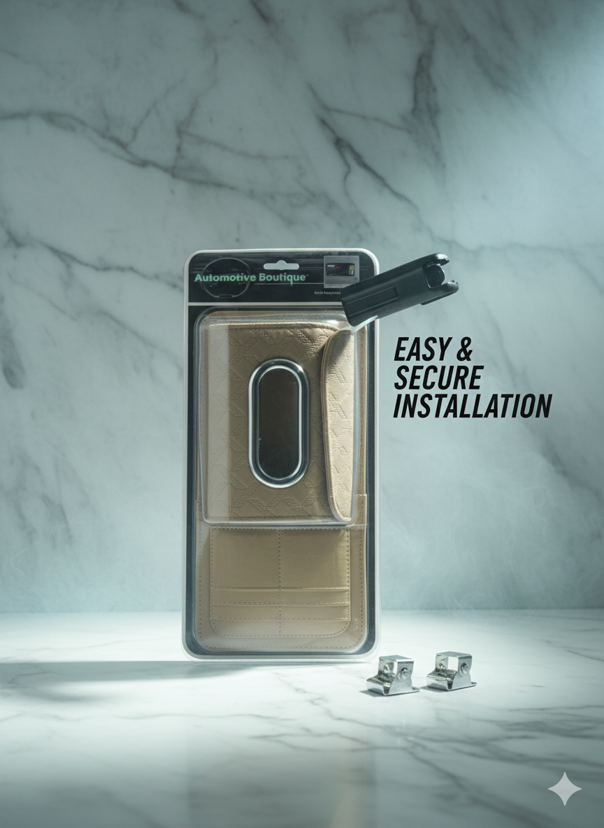 Automotive Boutique Multi-Functional Sun Visor Storage Clip