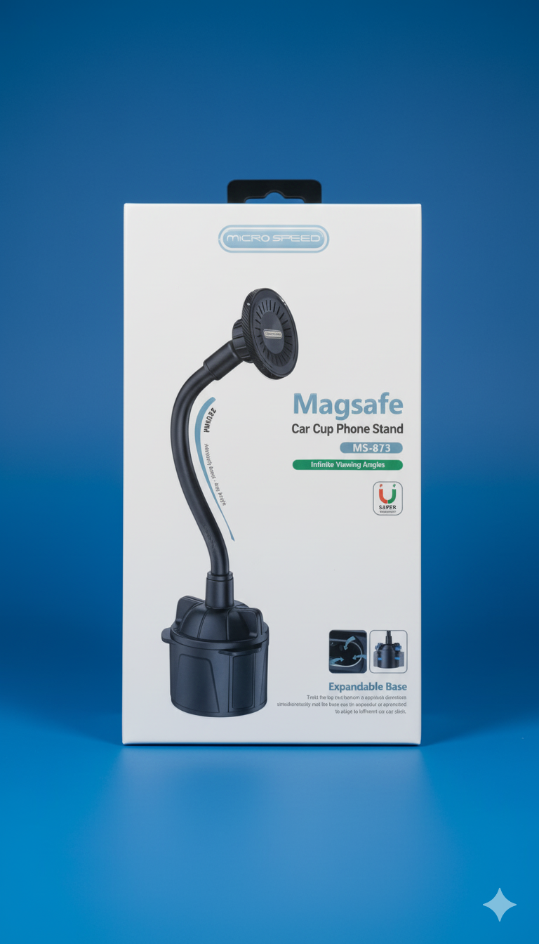 Micro Speed MagSafe Car Cup Phone Stand (MS-873)