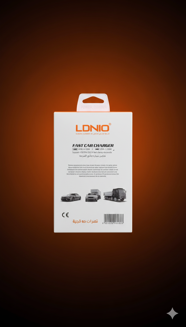 ⚡ LDNIO C103 60W Dual-Port Super Fast Car Charger - Image 2