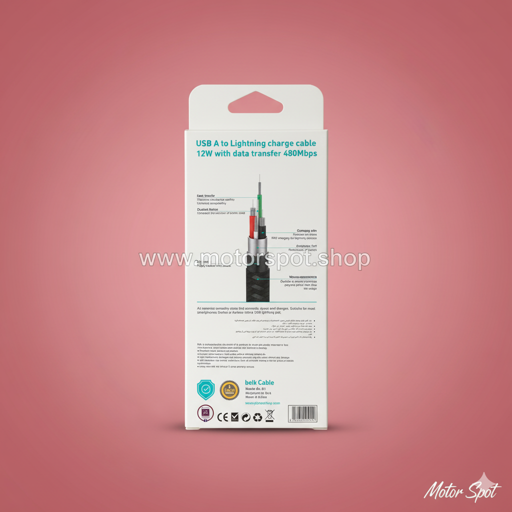 Belk USB-A to Lightning Charge & Data Cable - The Everyday Essential - Image 3