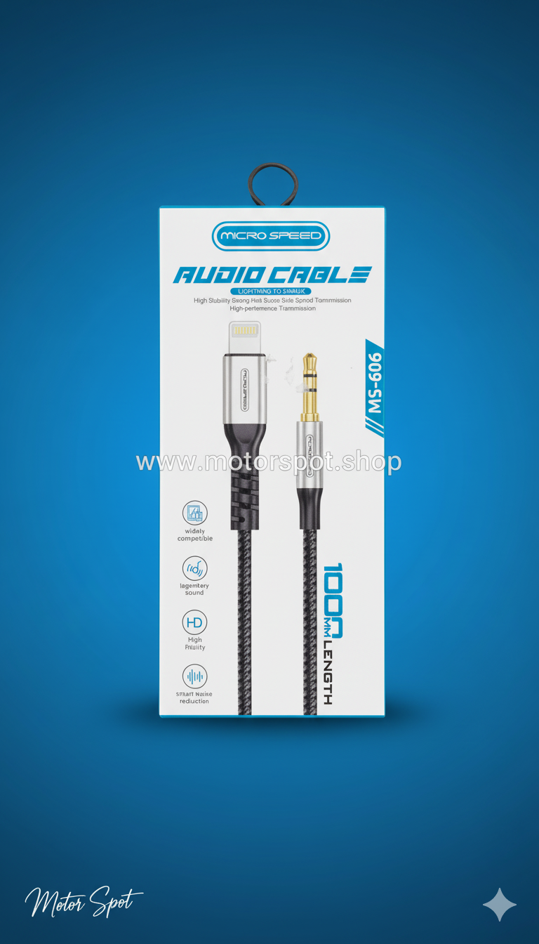 Micro Speed Audio Cable (Lightning to 3.5mm AUX)