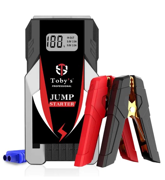 Toby’s X6 Jump Starter for Cars 6000mAh and 22.2WH Power Bank for Electronic Devices