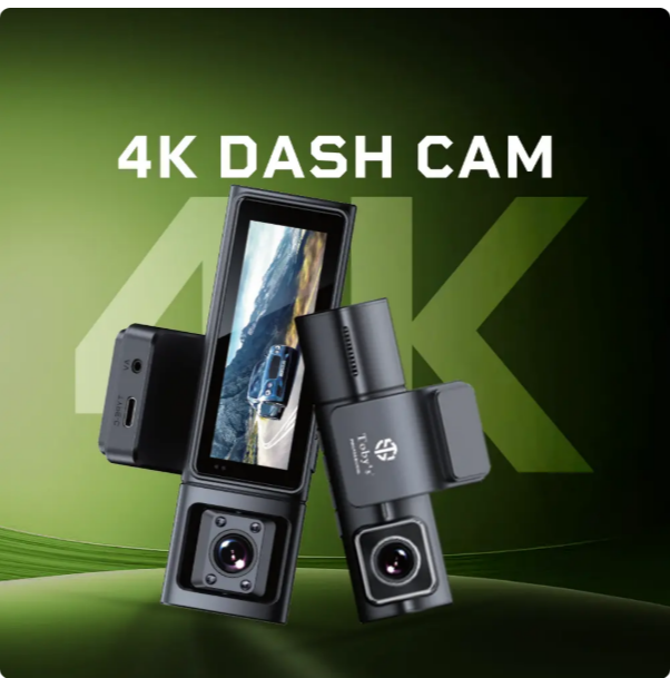 K1000 3CHs 4K Mini Dashcam Triple Camera - Image 5