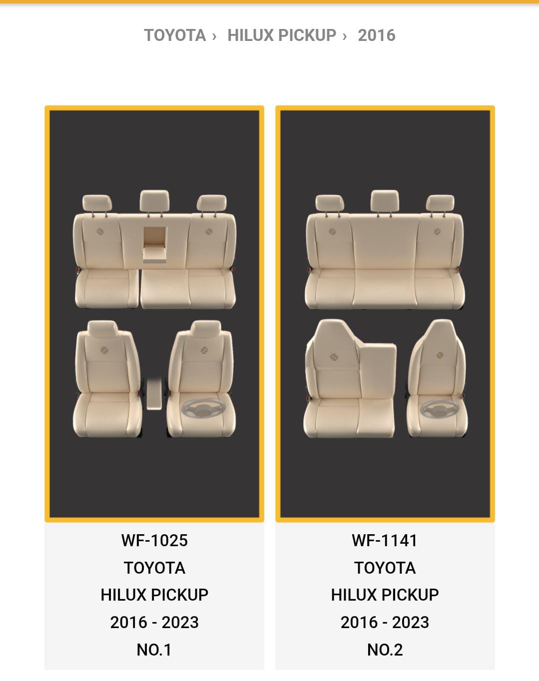 HILUX PICKUP 4 DOOR (DOUBLE CABIN) 2016-2025 سعودي - Image 2