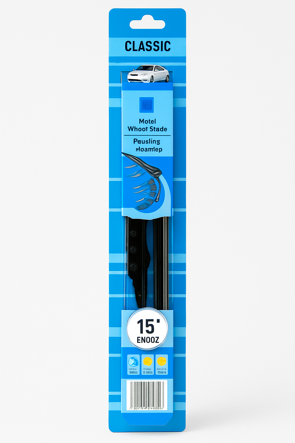 Classic 15-Inch Universal Windshield Wiper Blade – All-Weather Performance - Image 2